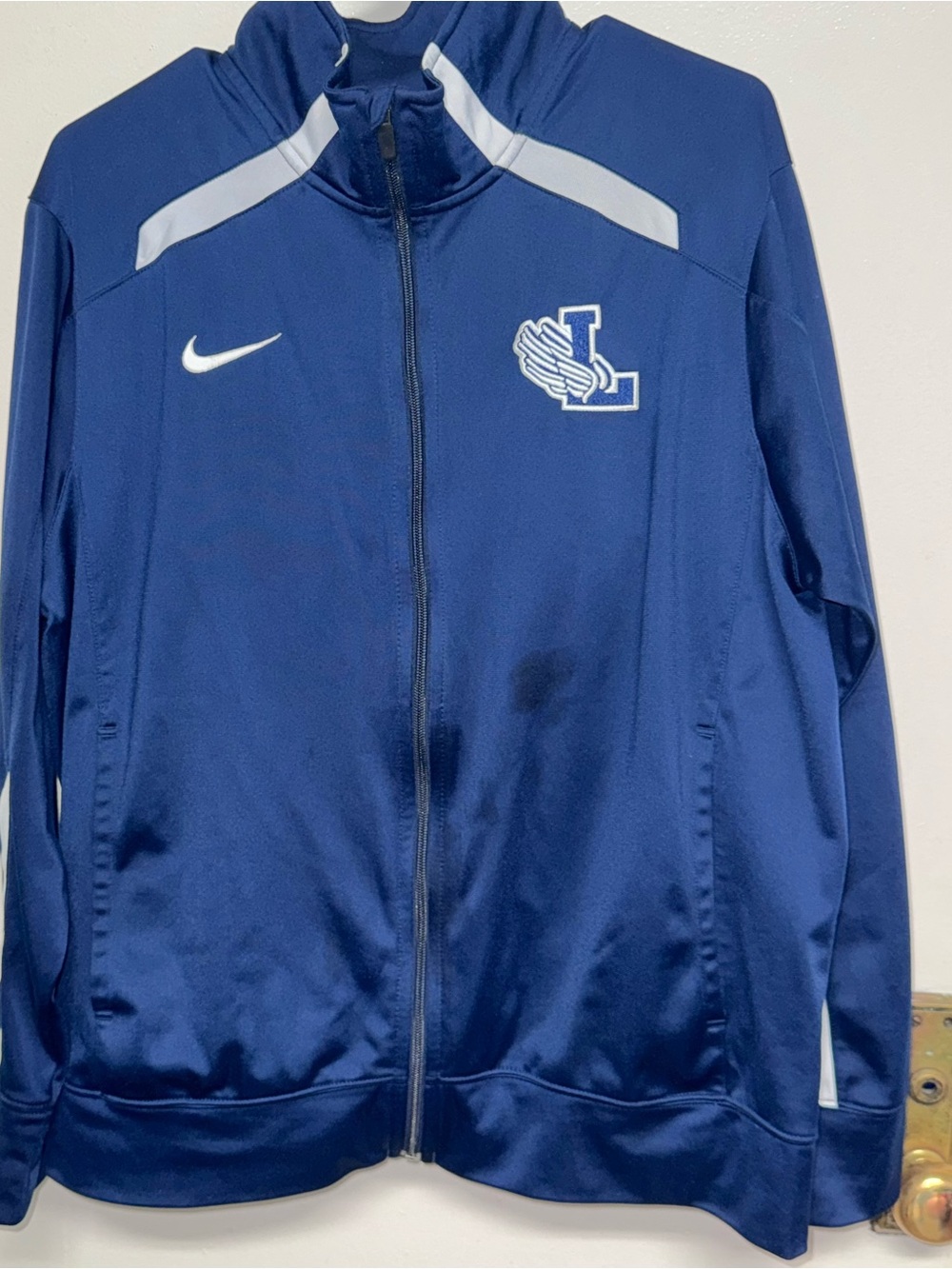 Nike Loyola Men’s Navy blue and White Performance Full-Zip Jacket
